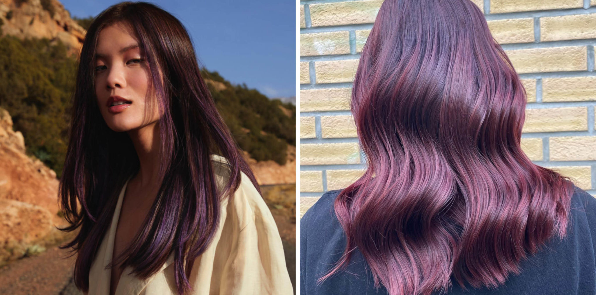 Vill du prova på något extra läckert kan du prova att slinga håret med en plommonfärg – vilket garanterat kommer få färgen att ”poppa”!