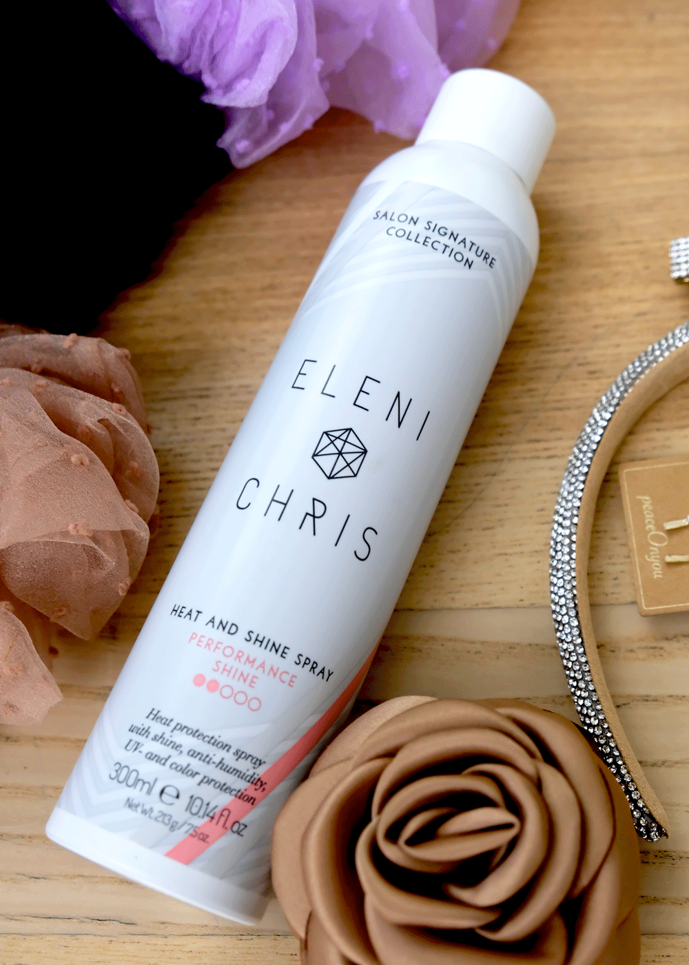 Eleni & Chris Heat and Shine Spray – värmeskydd och glans