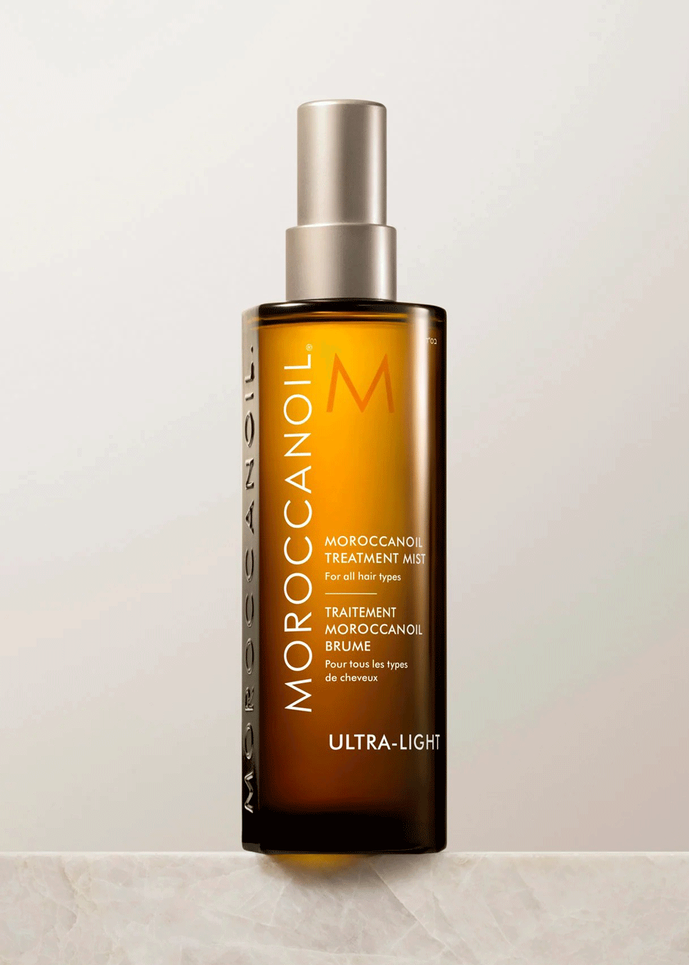 Moroccanoil Treatment Mist Ultra-Light – lett fuktighetsgivende hårolje for alle hårtyper.