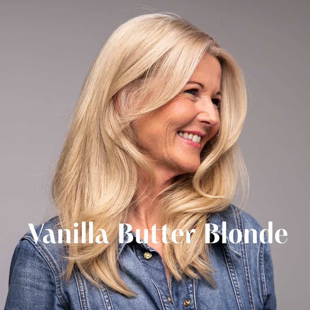 Golden Glow Blonde Nikita Hair trend hair