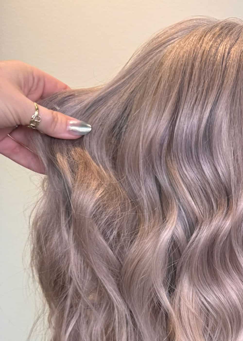 Grey blending grått hår grå utvekst hårfarge nikita hair