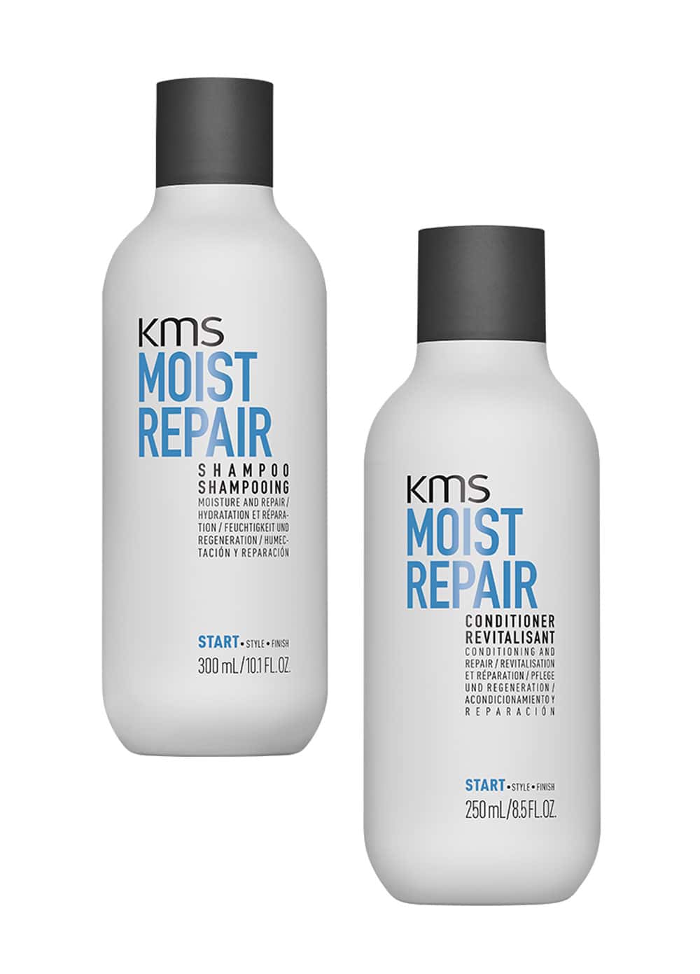 KMS Moist Repair schampo och balsam för torrt och slitet hår