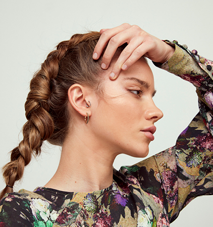 En lös Dutch Braid ger en avslappnad och romantisk look.
